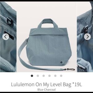 On my level bag lululemon
